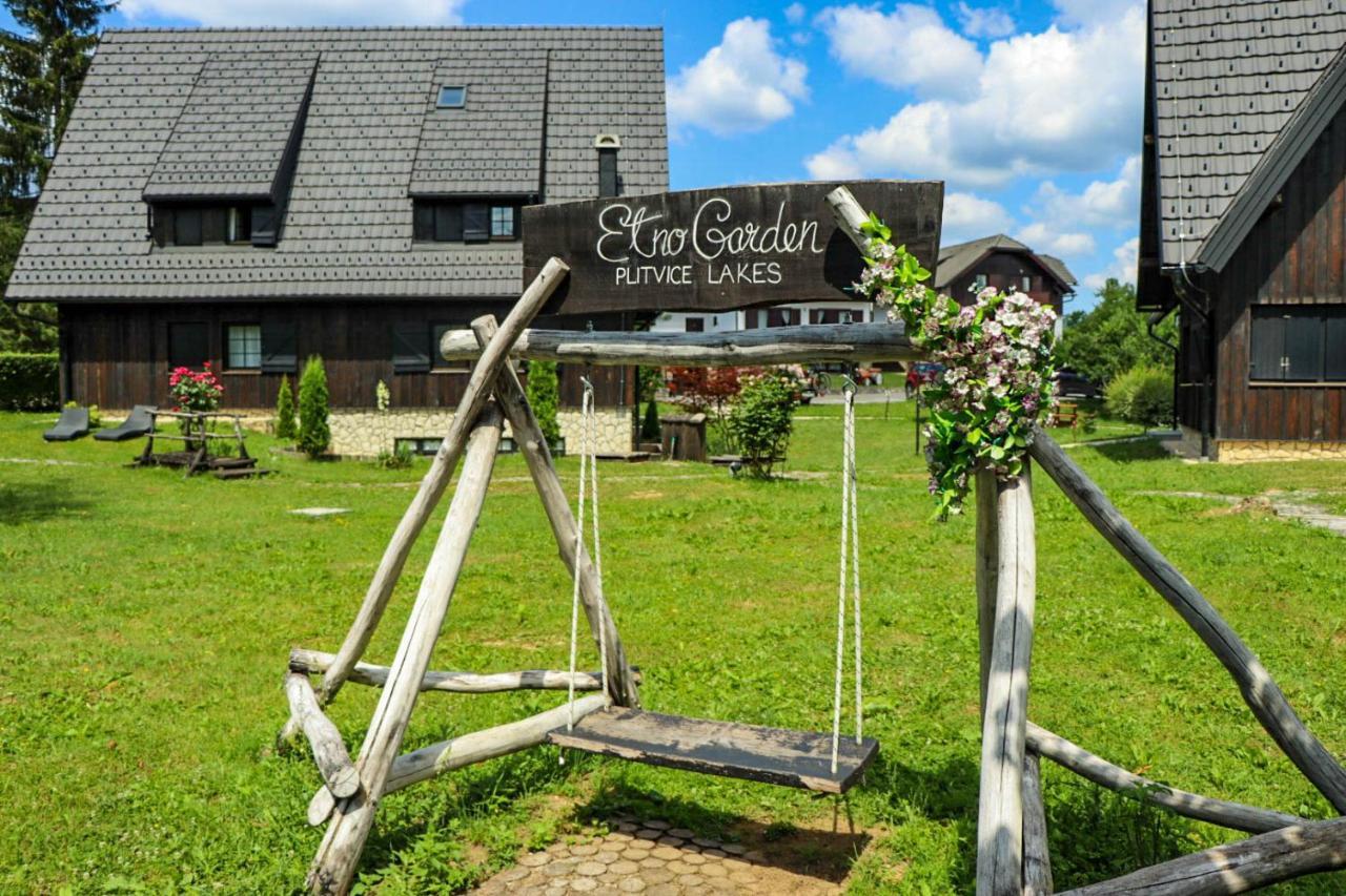 Отель Plitvice Luxury Etno Garden Плитвицкие озёра Экстерьер фото